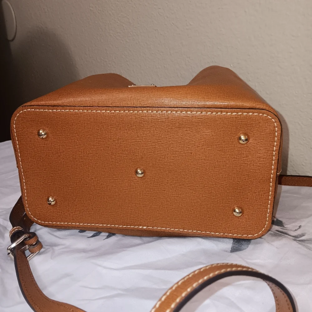 Dooney & Bourke Brown Leather Mini BARLOW - Picture 3 of 9